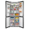 Midea MDRM691FIE46 inox, štvordverová, Chladnička: 345 l, Mraznička: 170 l, Chladnička s technológiou No frost