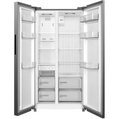 Midea MDRS710FGD46 inox, Side-by-side, Chladnička: 349 l, Mraznička: 206 l, Chladnička bez námrazy