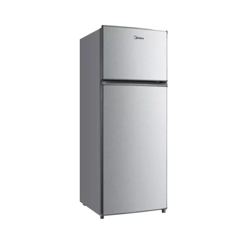 Midea MDRT294FGE50 strieborná, mraznička s hornou časťou, chladnička: 163 l, mraznička: 41 l, bez námrazy