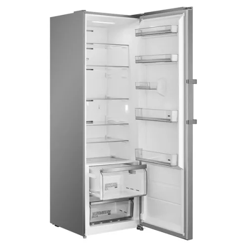 Midea MDRU502MTE46 inox, egyajtós, Hűtő:362L, No frost hűtőszekrény