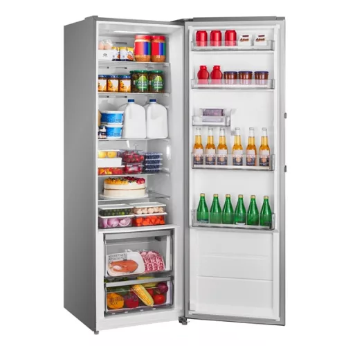 Midea MDRU502MTE46 inox, egyajtós, Hűtő:362L, No frost hűtőszekrény