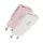 AVAX CH6412 30W GaN USB-C és USB-A gyorstöltő Duo csomag, fehér+rózsaszín