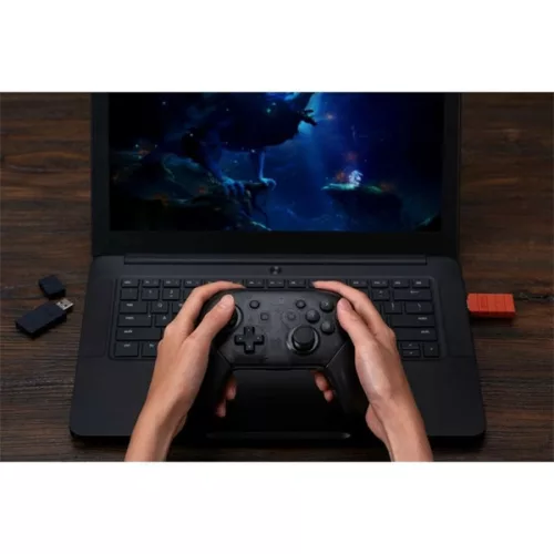 8BitDo USB Wireless Adapter 2, Nintendo Switch/Switch 2, Mobilgeräte, Xbox, PC, PlayStation, brauner Controller-Adapter