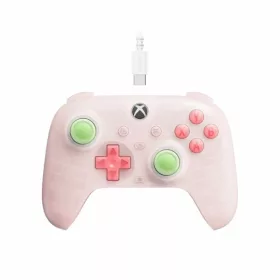   8Bitdo Ultimate Mini, Xbox Series X|S, Xbox One, PC, offizieller, Hall-Effekt-Controller, pinkfarben, kabelgebunden