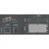 RAIDMAX DIGITAL LD240 ARGB BIELY LCD displej vodné chladenie