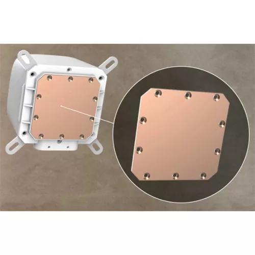 RAIDMAX DIGITAL LD360 ARGB BIELY LCD displej vodné chladenie