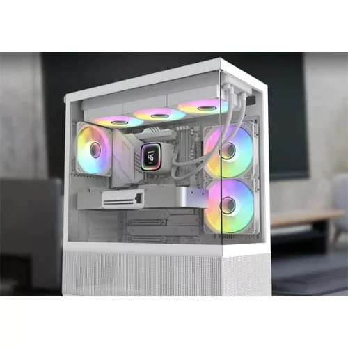 RAIDMAX DIGITAL LD360 ARGB BIELY LCD displej vodné chladenie