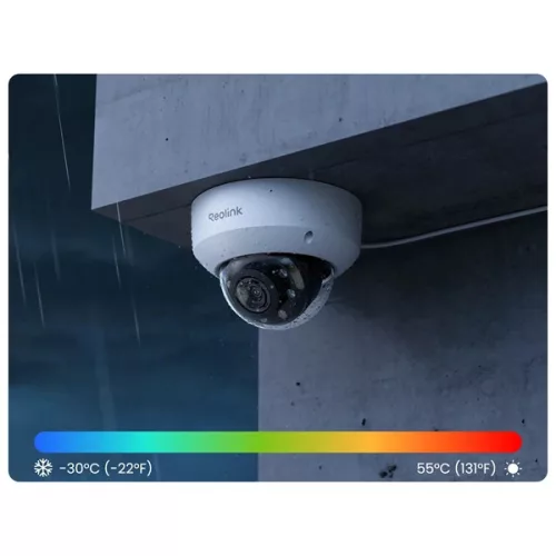 Reolink RP-PCV8MZ/8MP/H265/2,7-13,5mm/5x zoom/IR30/Spotlight/beépített mikrofon/IP67/microSD/IP PoE dom kamera