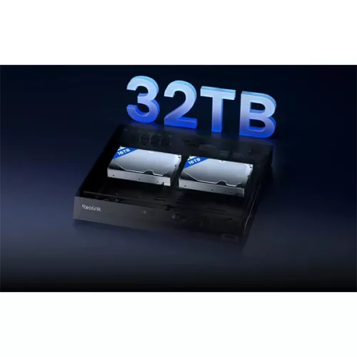 Reolink RP-PN16-NHD 24 csatorna/H265/2x SATA HDD total 32TB/16x PoE hálózati rögzítő(NVR)
