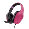 Trust 24992 GXT 415P Zirox rózsaszín mikrofonos gamer headset
