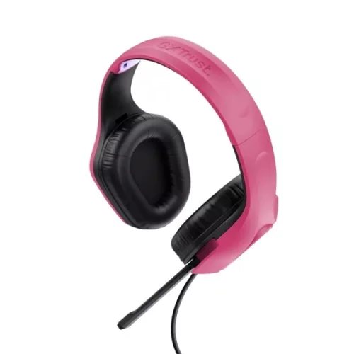 Trust 24992 GXT 415P Zirox rózsaszín mikrofonos gamer headset