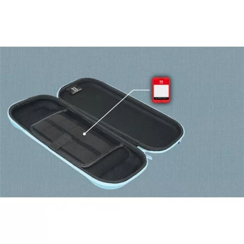 Hori Slim Tough Pouch, Nintendo Switch 2, Official, világoskék konzol védőtok