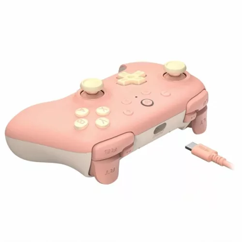 8BitDo Ultimate 2C Kabelgebundener Controller, PC (Windows), Mobilgeräte (Android), 1000 Hz, Hall-Effekt, pfirsichfarben