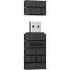 8BitDo USB Wireless Adapter 2, Nintendo Switch/Switch 2, Mobil, Xbox, PC, PlayStation, fekete kontroller adapter