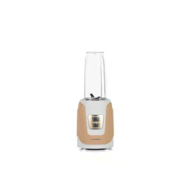   Hausberg HB-7675AU 1000W Gold-Standmixer, Smoothie-Maker mit 500/800/1000ml Kunststoffkrug, Kupfermotor