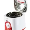 Hausberg HB-1320RS 1 Liter 650W rote elektrische Fritteuse