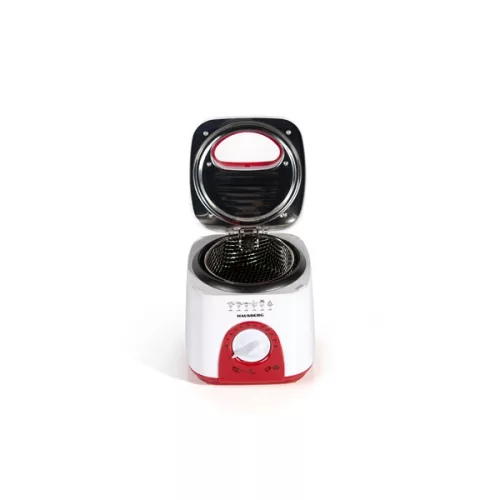 Hausberg HB-1320RS 1 Liter 650W rote elektrische Fritteuse