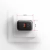 Axagon ACU-PQ67 PD3.0 & QC4+ 2× OUTPUTS, két kimenettel (USB-A + USB-C) 67WGaN hálózati töltő