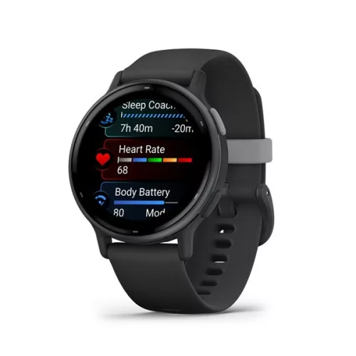 Garmin Vívoactive 5 fekete okosóra (Újracsomagolt)