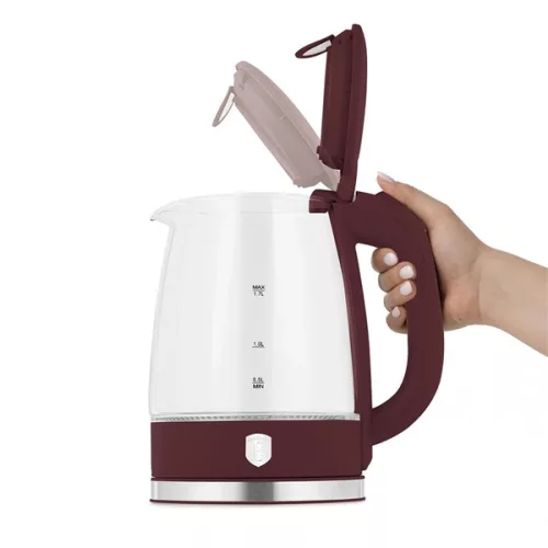 Berlinger Haus BH/9811 üveg 1,7L, matt bordó vízforraló