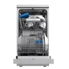 Midea MDWEF1034CSS-WG-EU inox, programok száma: 8, szabadonálló, 10 terítékes mosogatógép