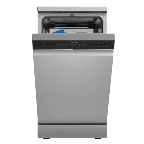 Midea MDWEF1034CSS-WG-EU inox, programok száma: 8, szabadonálló, 10 terítékes mosogatógép