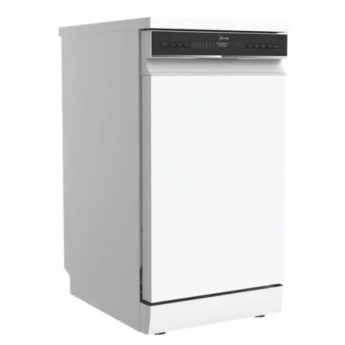 Midea MDWEF1034DW-WC fehér, programok száma: 9, szabadonálló, 10 terítékes mosogatógép
