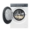 Haier HW80-B14387U1-S fehér, elöltöltős, max.: 1400 ford, 8kg, mosógép