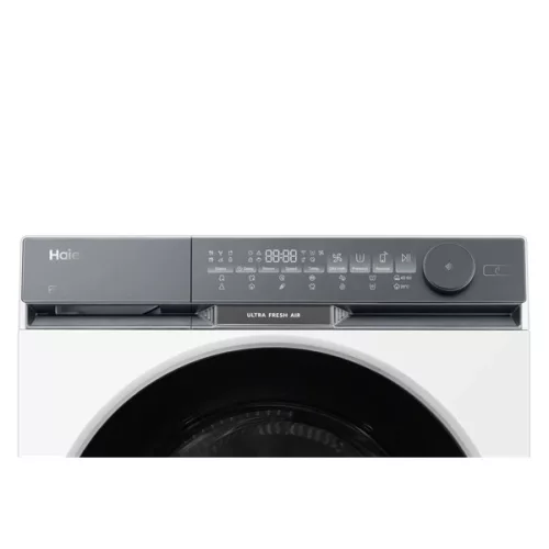 Haier HW80-B14387U1-S fehér, elöltöltős, max.: 1400 ford, 8kg, mosógép