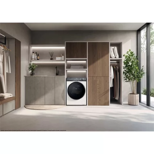 Haier HW80-B14387U1-S fehér, elöltöltős, max.: 1400 ford, 8kg, mosógép