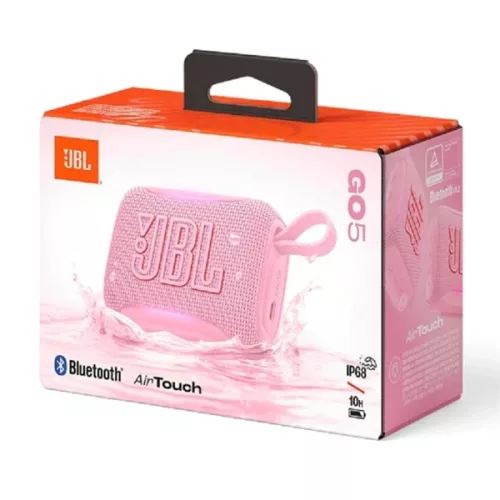 JBL GO 5 hordozható Bluetooth hangszóró, Rózsaszín
