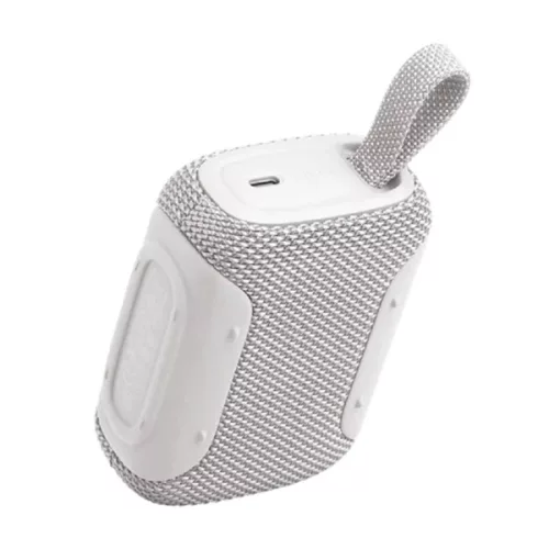 JBL GO 5 hordozható Bluetooth hangszóró, Fehér