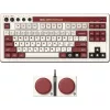 8BitDo Retro 87, Mechanikus, Kailh Box, Fami Edition, vezeték nélküli billentyűzet