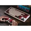 8BitDo Retro 87, Mechanikus, Kailh Box, Fami Edition, vezeték nélküli billentyűzet