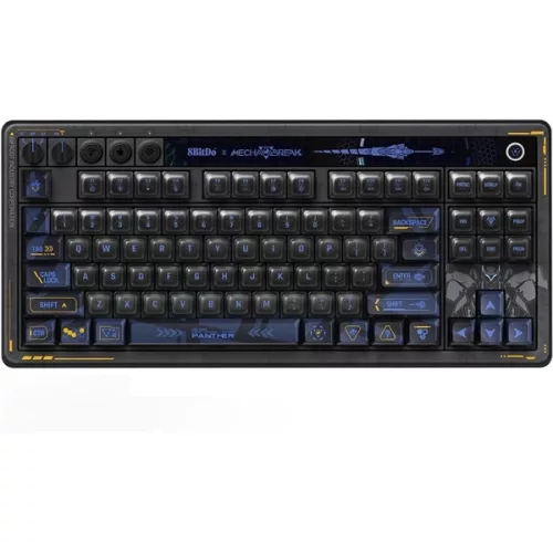 8BitDo Retro 87, Mechanikus, Kailh Glaze Jellyfish Pro, Mecha Break Edition, vezeték nélküli billentyűzet