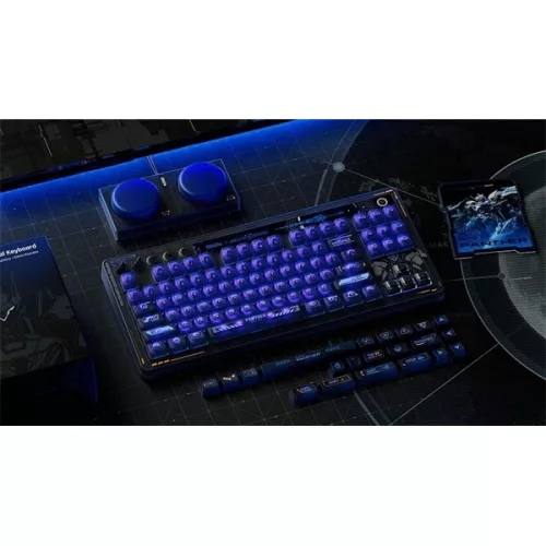 8BitDo Retro 87, Mechanikus, Kailh Glaze Jellyfish Pro, Mecha Break Edition, vezeték nélküli billentyűzet