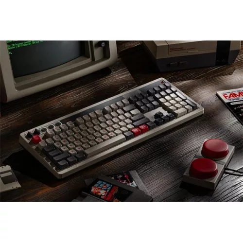 8BitDo Retro 108, Mechanikus, Kailh Box, N Edition, vezeték nélküli billentyűzet