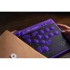 8BitDo Arcade Stick All-Button, Signature Edition, Átlátszó lila, vezeték nélküli kontroller