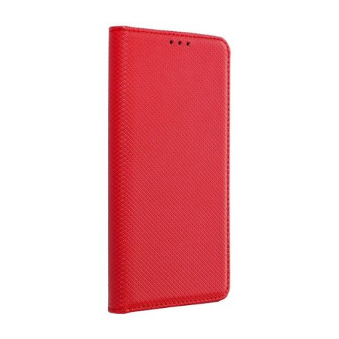 Magnet Apple iPhone 12 Pro Max mágneses flip tok, piros