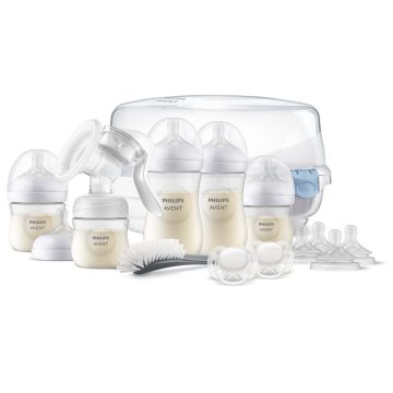   Avent Natural Response szoptatási készlet kézi mellszívóval és sterilizálóval