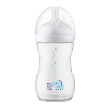   Baba cumisüveg Avent Natural Response 260 ml s szeleppel  Air Free elefánt