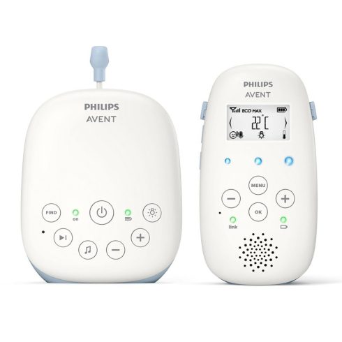 Digitális gyermek bébiőr Avent Baby DECT SCD715/52
