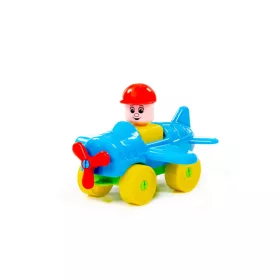 POLESIE Plastikflugzeug BLAU
