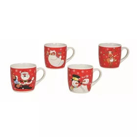 Cană ceramică de Crăciun cu om de zăpadă de 8,5 cm