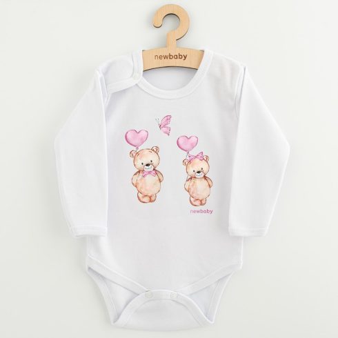 Baba body nyomtatással New Baby Love Bears