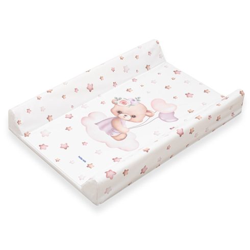 Pelenkázó lap puha Baby Mix Medvídek 47x70cm rózsaszín
