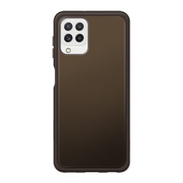   Samsung Galaxy A22 LTE Soft Clear gyári szilikon tok, fekete, EF-QA225TBE