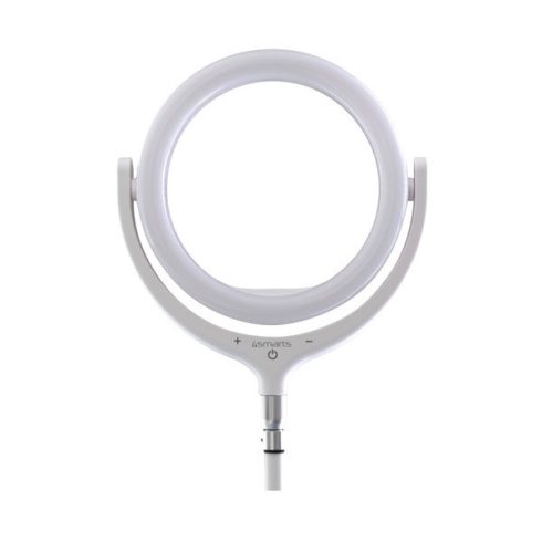 4smarts Ring Light LoomiPod asztali fehér LED fény és Selfie-tripod, fehér