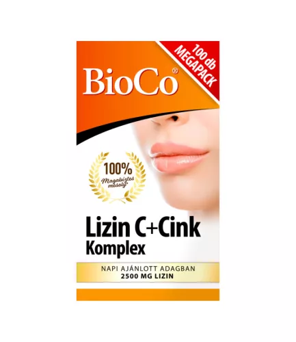BioCo Lysin C+Zink-Komplex Megapackung 100 Tabletten