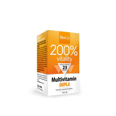 BioCo Multivitamin dupla 200% 100db filmtabletta tengeri magnéziummal